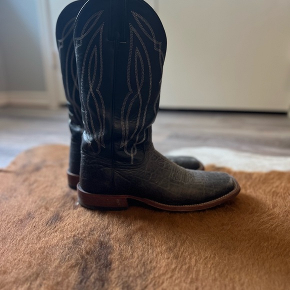 Men’s Black Tony Lama Boots - Picture 2 of 6